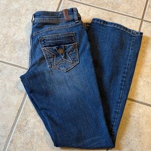 Stylish Blue Boot Cut Women's Jeans